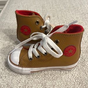 Leather Converse